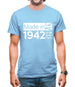 Made In 1942 All British Parts Crown Mens T-Shirt