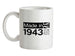 Made In 1943 All British Parts Crown Ceramic Mug