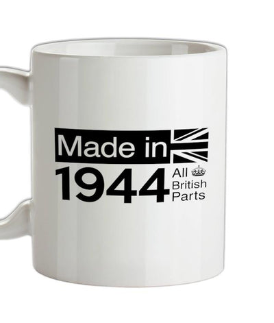 Made In 1944 All British Parts Crown Ceramic Mug