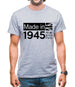 Made In 1945 All British Parts Crown Mens T-Shirt