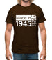 Made In 1945 All British Parts Crown Mens T-Shirt