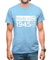 Made In 1945 All British Parts Crown Mens T-Shirt