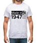 Made In 1947 All British Parts Crown Mens T-Shirt