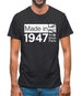 Made In 1947 All British Parts Crown Mens T-Shirt