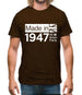 Made In 1947 All British Parts Crown Mens T-Shirt