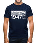 Made In 1947 All British Parts Crown Mens T-Shirt