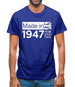 Made In 1947 All British Parts Crown Mens T-Shirt