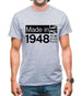 Made In 1948 All British Parts Crown Mens T-Shirt