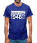 Made In 1948 All British Parts Crown Mens T-Shirt