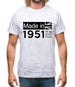 Made In 1951 All British Parts Crown Mens T-Shirt