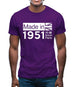 Made In 1951 All British Parts Crown Mens T-Shirt