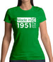Made In 1951 All British Parts Crown Womens T-Shirt
