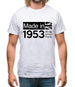 Made In 1953 All British Parts Crown Mens T-Shirt
