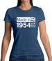 Made In 1954 All British Parts Crown Womens T-Shirt