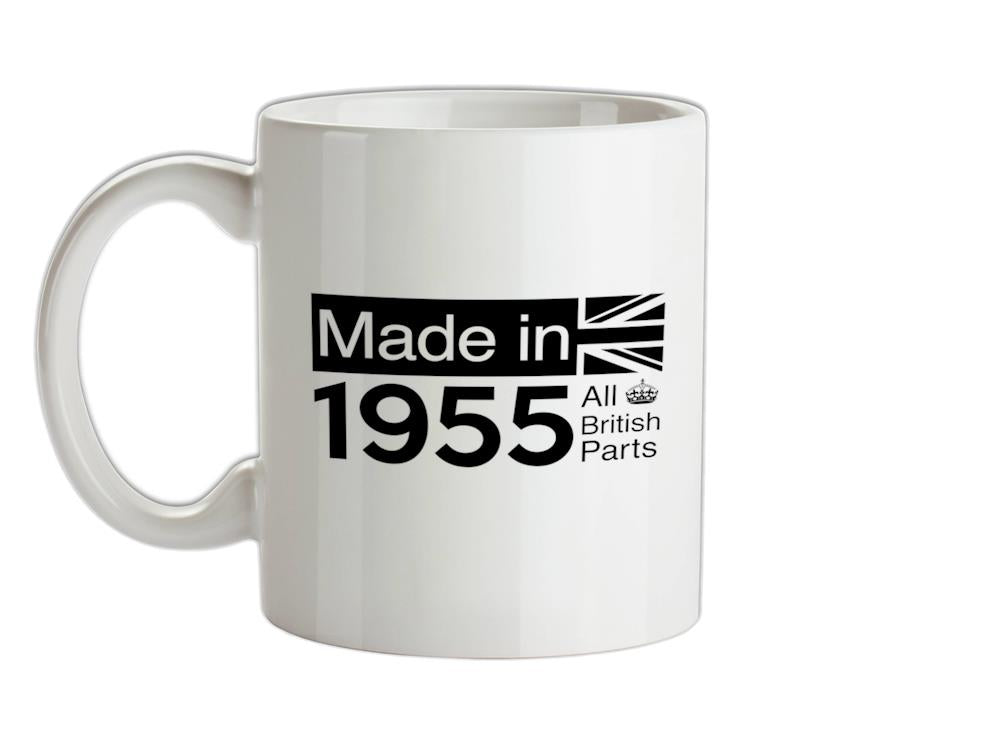 Made In 1955 All British Parts Crown Ceramic Mug