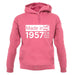 Made In 1957 All British Parts Crown unisex hoodie