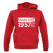 Made In 1957 All British Parts Crown unisex hoodie