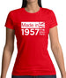 Made In 1957 All British Parts Crown Womens T-Shirt