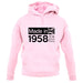 Made In 1958 All British Parts Crown unisex hoodie