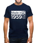 Made In 1959 All British Parts Crown Mens T-Shirt