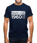 Made In 1960 All British Parts Crown Mens T-Shirt