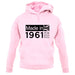 Made In 1961 All British Parts Crown unisex hoodie