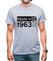 Made In 1963 All British Parts Crown Mens T-Shirt