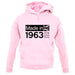 Made In 1963 All British Parts Crown unisex hoodie