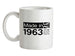 Made In 1963 All British Parts Crown Ceramic Mug