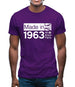 Made In 1963 All British Parts Crown Mens T-Shirt