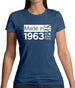 Made In 1963 All British Parts Crown Womens T-Shirt