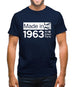 Made In 1963 All British Parts Crown Mens T-Shirt