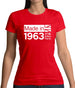 Made In 1963 All British Parts Crown Womens T-Shirt