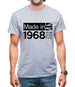 Made In 1968 All British Parts Crown Mens T-Shirt