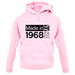 Made In 1968 All British Parts Crown unisex hoodie