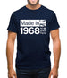 Made In 1968 All British Parts Crown Mens T-Shirt