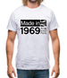 Made In 1969 All British Parts Crown Mens T-Shirt