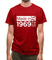 Made In 1969 All British Parts Crown Mens T-Shirt