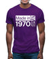 Made In 1970 All British Parts Crown Mens T-Shirt