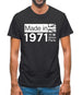 Made In 1971 All British Parts Crown Mens T-Shirt