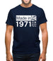 Made In 1971 All British Parts Crown Mens T-Shirt