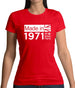 Made In 1971 All British Parts Crown Womens T-Shirt