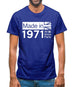 Made In 1971 All British Parts Crown Mens T-Shirt