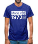 Made In 1972 All British Parts Crown Mens T-Shirt