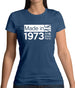 Made In 1973 All British Parts Crown Womens T-Shirt