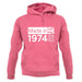 Made In 1974 All British Parts Crown unisex hoodie
