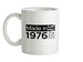 Made In 1976 All British Parts Crown Ceramic Mug