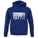 Made In 1977 All British Parts Crown unisex hoodie