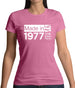 Made In 1977 All British Parts Crown Womens T-Shirt