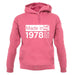 Made In 1978 All British Parts Crown unisex hoodie